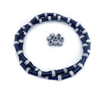 Scalier de fil de diamant, câble de coupe de béton renforcé de 11,5 mm, fil de ressort en caoutchouc avec support
