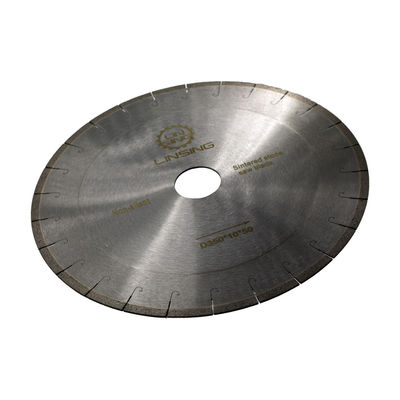 Finition revêtue de Ti 350 mm J type Lamelle de scie diamantée pour la découpe de Dekton sans éclaboussure