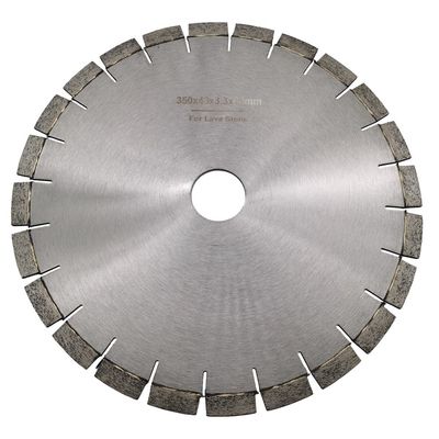 300 mm 350 mm 400 mm revêtue de Ti 144 dents Granite scie lame de coupe pour la finition
