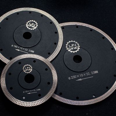 300 mm 350 mm 400 mm revêtue de Ti 144 dents Granite scie lame de coupe pour la finition