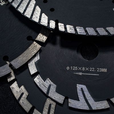 300 mm 350 mm 400 mm revêtue de Ti 144 dents Granite scie lame de coupe pour la finition