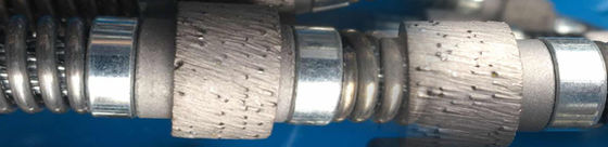 Support personnalisé ODM Perles de sciage à fil de diamant sintré pour le béton en pierre de marbre de granit