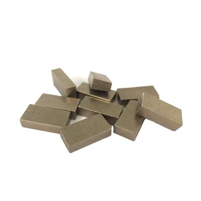 Segment de diamants de scie à bande pour machine de découpe de marbre Trapézoïdale et personnalisable