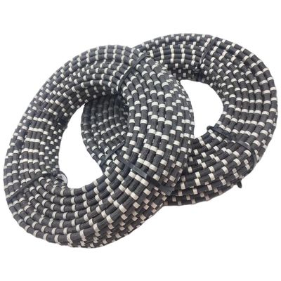 20-40 m2/m Durée de vie Granite Diamant fil de scie à corde pour l'exploitation minière de carrière 11,5 mm de diamètre
