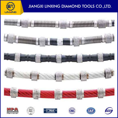 Pièce à connexion en plastique à fil diamanté pour la découpe de blocs de granit Diamètre D7.3/D6.3 mm