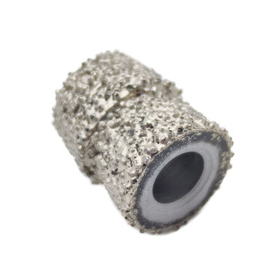 Pièces de scie à fil de diamant à double barbe brasées sous vide pour la découpe de granit