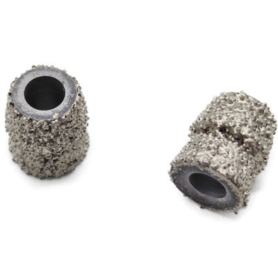 Pièces de scie à fil de diamant à double barbe brasées sous vide pour la découpe de granit