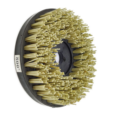 Pinceau en nylon de 100 mm avec grains de diamants abrasifs pour machine de meulage et de polissage automatique