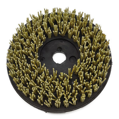 Pinceau en nylon de 100 mm avec grains de diamants abrasifs pour machine de meulage et de polissage automatique