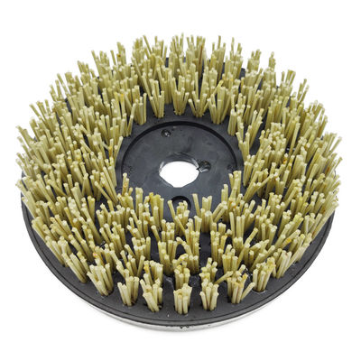 Pinceau en nylon de 100 mm avec grains de diamants abrasifs pour machine de meulage et de polissage automatique