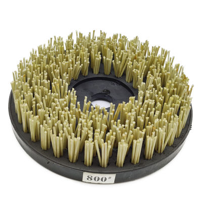 Pinceau en nylon de 100 mm avec grains de diamants abrasifs pour machine de meulage et de polissage automatique