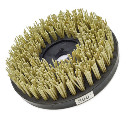 Pinceau en nylon de 100 mm avec grains de diamants abrasifs pour machine de meulage et de polissage automatique