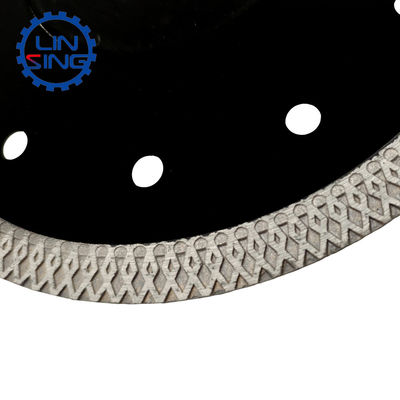 6 1/2 pouces de longueur de la lame de la maille de diamant Turbo coupe de lame de disque pour la charge lourde et la coupe