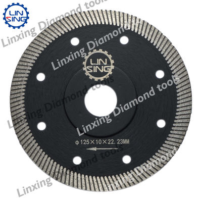 6 1/2 pouces de longueur de la lame de la maille de diamant Turbo coupe de lame de disque pour la charge lourde et la coupe