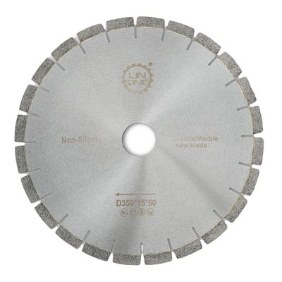 Finition Lamelle diamantée revêtue de Ti pour la découpe de marbre et de granit Disque en U de 14'