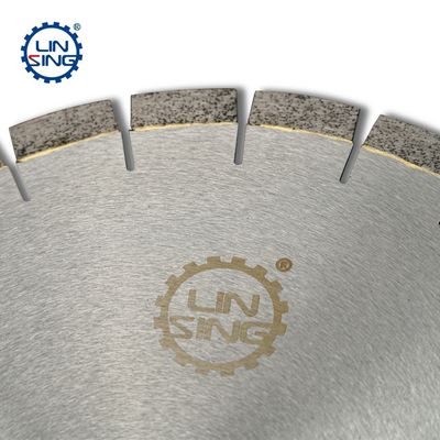 Finition Lamelle diamantée revêtue de Ti pour la découpe de marbre et de granit Disque en U de 14'