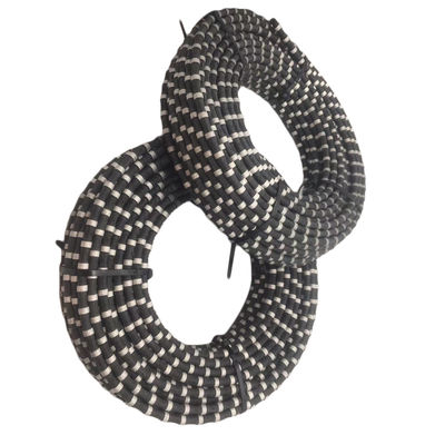 Longue durée de vie Fil diamanté 12,0 mm* 40 en caoutchouc revêtu pour la découpe de roches de carrière de granit