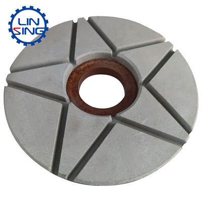 Disque Buff de polissage noir de 8 à 10 pouces pour le meulage du granit