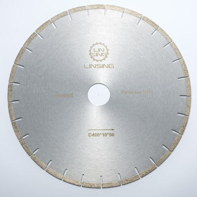 Performance stable et longue durée de vie D400 Lames de scie à diamant pour le marbre avec métal diamanté