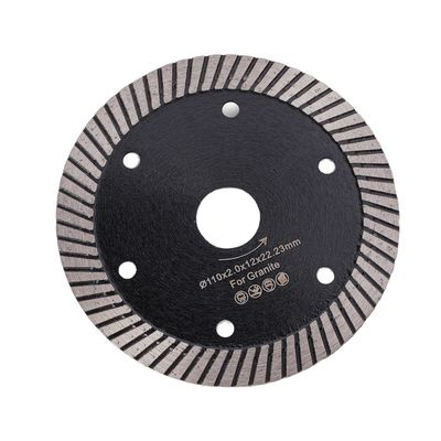 4.5 pouces Lamelle de scie diamantée pour couper le béton de verre Marbre et granit par linsing