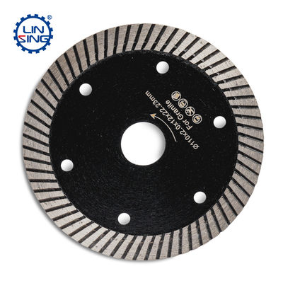 4.5 pouces Lamelle de scie diamantée pour couper le béton de verre Marbre et granit par linsing