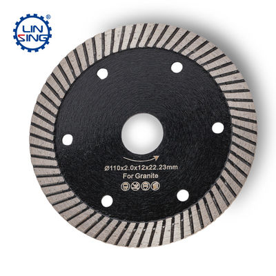 10 dents par pouce Disque de coupe humide diamanté pour la coupe de carreaux en bois de pierre en béton en céramique