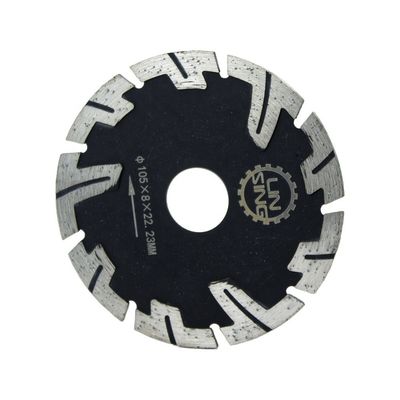 Disque diamanté à dents protégées de 115 mm de qualité industrielle pour la coupe de briques de granit et de marbre