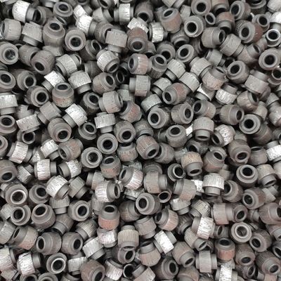 11.0 mm Perles de diamant Marbre Minage de fil de scie accessoires de pierre Diamant coupe à sec Perles sintrées