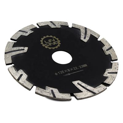 Disque diamanté à dents protégées de 115 mm de qualité industrielle pour la coupe de briques de granit et de marbre