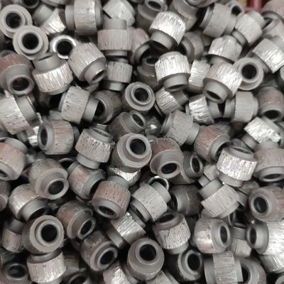 11.0 mm Perles de diamant Marbre Minage de fil de scie accessoires de pierre Diamant coupe à sec Perles sintrées