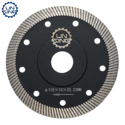 Disque de coupe segmenté de 125 mm en brique asphalte pour couper avec précision