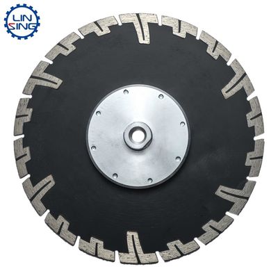Disque diamanté turbo-dent protégé pour la coupe de bordure de brique de marbre 22.23 mm Taille de l'arbre