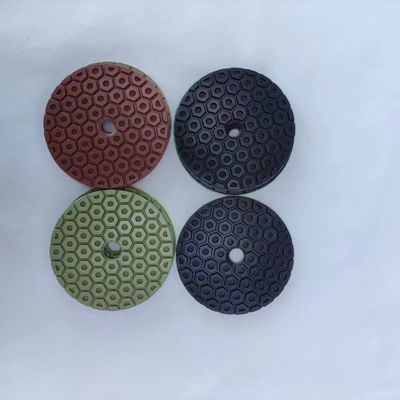 Pad de polissage de plancher en pierre de marbre de 100 mm de résine et de granit de diamant pour polisseur à sec humide