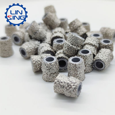 Perles de fil de fer brasé sous vide pour la découpe de la carrière de marbre de granit au Brésil Perles de diamant