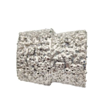 Perles de sciage à fil double cône de diamants brasées sous vide pour la découpe de travertin de marbre au Brésil