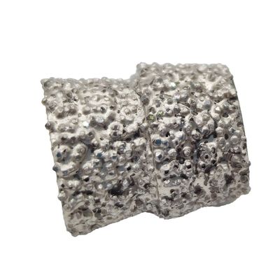 Perles de sciage à fil double cône de diamants brasées sous vide pour la découpe de travertin de marbre au Brésil
