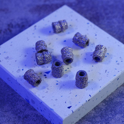 Perles de sciage à fil double cône de diamants brasées sous vide pour la découpe de travertin de marbre au Brésil