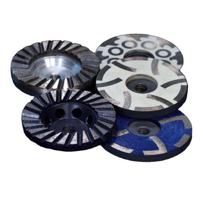 Broyeur à angle et outils pneumatiques de puissance Roue de tasse de diamant standard avec remplissage en résine