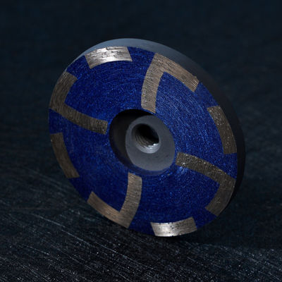 Broyeur à angle et outils pneumatiques de puissance Roue de tasse de diamant standard avec remplissage en résine
