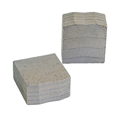 Segments diamantés de type M personnalisés 24*11.6/12.4*20 mm pour la découpe de dalles de blocs de granit