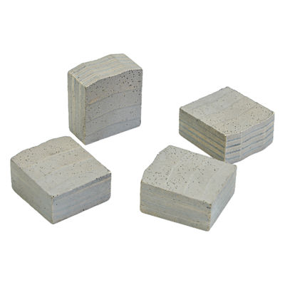 Segments diamantés de type M personnalisés 24*11.6/12.4*20 mm pour la découpe de dalles de blocs de granit