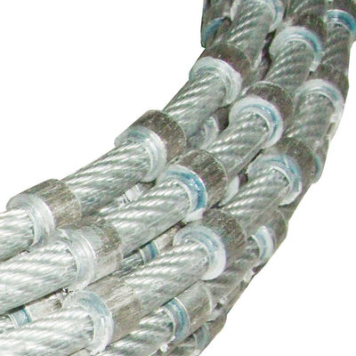 Marché mondial 7,3 mm scie à fil diamantée pour la découpe de blocs de pierre dans les carrières de granit