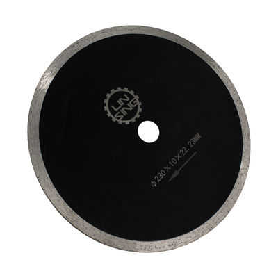 Longueur de lame 20 mm D230 mm Jante continue humide Lampe à scie diamantée pour couper des carreaux en céramique