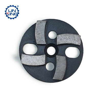 Plaque de meulage de diamants métalliques trapézoïdes pour plancher de béton personnalisé avec segment diamanté