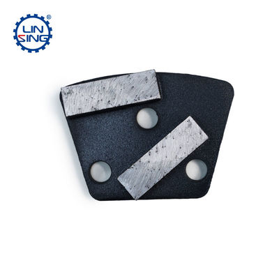 Plaque de meulage de diamants métalliques trapézoïdes pour plancher de béton personnalisé avec segment diamanté