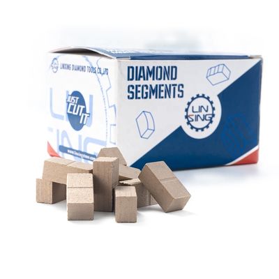 Segment diamanté de pointe de marbre personnalisé 24*8*13mm pour la coupe douce et dure au Pakistan