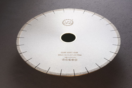 Disque de découpe de diamants personnalisé de 350 mm pour outils de découpe de tuiles de quartzite à découpe à froid