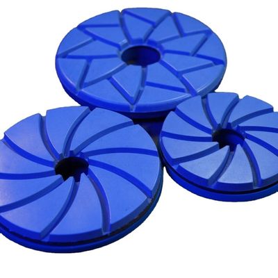 Pad de polissage de résine de serrure à escargot de 125 mm sur mesure pour disque de meulage de granit