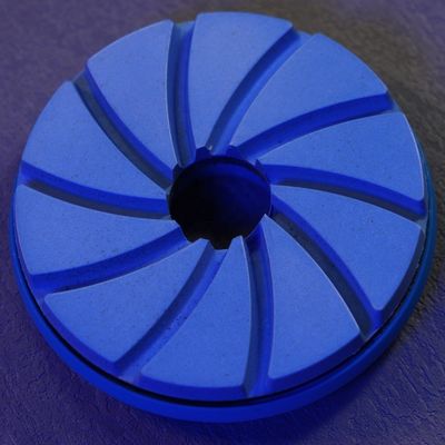 Pad de polissage de résine de serrure à escargot de 125 mm sur mesure pour disque de meulage de granit