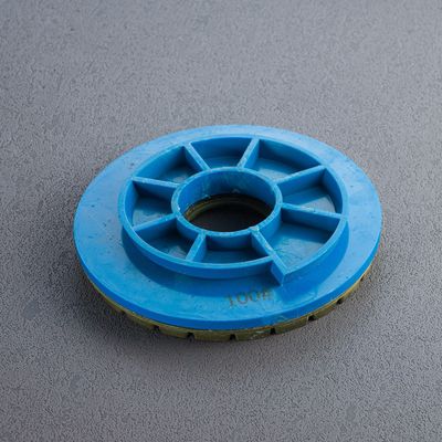 Pad de polissage de résine de serrure à escargot de 125 mm sur mesure pour disque de meulage de granit